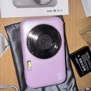 Purple Digital Camera